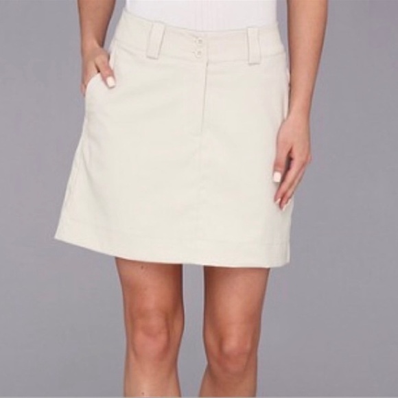 Nike Golf light tan Tour Performance Dri-Fit Golf Skirt sz 14 - Picture 3 of 11